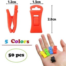 Sokkenklemmen voor wasmachine en droger - 50 stuks sokkenhouders en sokkenclips — thumbnail 5