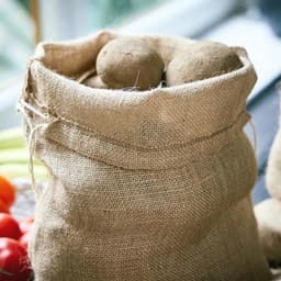 Jute Opbergzakken Set van 3 met Trekkoord - 36 x 30 cm - Ideaal voor Aardappelen, Oogst en Noten — thumbnail 5