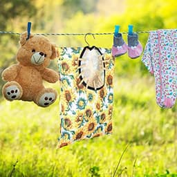 Zonnebloem Kleding Pin Tas - 2 Stuks Wasknijper Houder Geschikt Voor Buiten — thumbnail 3