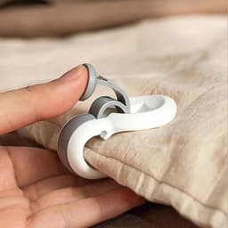 6-delige set - Antislip dekbedclip - Dekenhouder - Dekbedclip - Hoeslakenclip - Antislip hoeslakenclip - Antislip droogclip - Verstelbaar - Grijs - 5,2*3,6*3 cm - Geschikt voor dekbedden, kussens en gordijnen — thumbnail 4