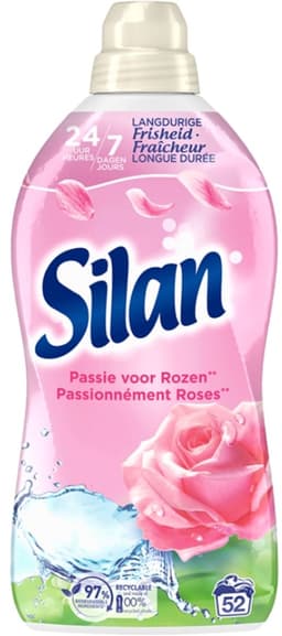 7 x Silan – Wasverzachter – Classic Pink Passie voor Rozen – 1144 ml - Wasverzachter - Roze Geur - Wasgoed Verzachter - Kleding Verzachter - Statische Elektriciteit — thumbnail 2