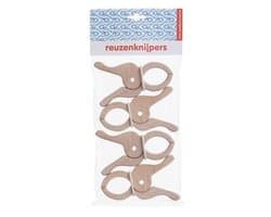 4 Houten Speelknijpers - reuze speelknijpers- Speelbelovend - knijpers om hutten te bouwen