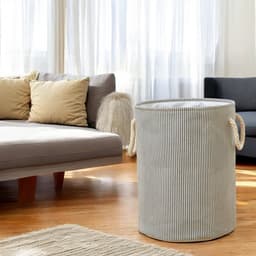 Lexorion - Wasmand - Wasmand Inklapbaar - Opvouwbare Wasmanden - 35 x 40 cm – Stijlvolle en Ruimtebesparende Wasmand voor Optimale Wasorganisatie - Engelse Stijl Wasmanden — thumbnail 3