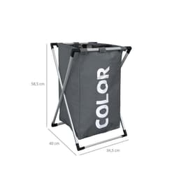 IVOL Wasmand opvouwbaar 50L - Donkergrijs — thumbnail 3
