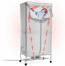 Draagbare elektrische droger met 2 niveaus Dupledry InnovaGoods 1200 W — thumbnail 1