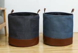 Wasmand - Wasmanden - wasmand inklapbaar - Opvouwbare Wasmanden - 40cm* 40cm, Enge4ls-IJzeren Pijpenrek — thumbnail 2