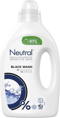 Neutral - Vloeibaar Wasmiddel Zwart - 1 liter - 20 wasbeurten — thumbnail 3
