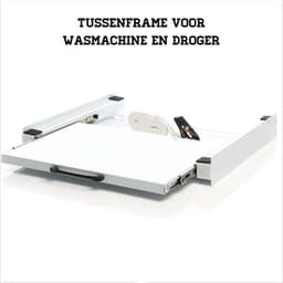 Tussenstuk Wasmachine Droger - Stapelkit Wasmachine Droger Universeel - Stapelkit Wasmachine Droger Met Uittrekbaar Plateau — thumbnail 4
