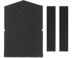 Bramokava 1x Filter set geschikt voor Miele Droger 6057930 + 9688381 - Spons Foam Schuimfilter