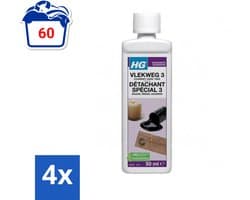 HG - Wasruimte - Vlekweg 3 - Kaarsvet, Hars & Teer - 50 ml - Voordeelverpakking - 4 stuks