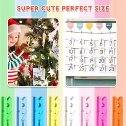 Kleurige houten wasknijpers - 50 stuks van 7,2 cm - Ideaal voor foto's en knutselprojecten — thumbnail 4