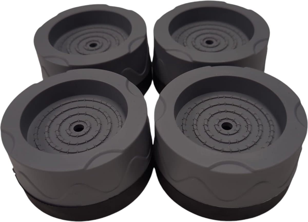 Doodadeals® 8-Pack Basic Wasmachine Dempers - Wasmachine Verhoger - Anti-trillingsmat Wasmachine - Meubelverhoger - Trilmat Wasmachine - 8 stuks — afbeelding 1