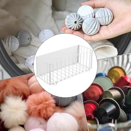 Magnetic Laundry Organiser, Washing Machine, Lint Strainer Storage Shelf, Collapsible Space-Saving Organiser, Basket for Refrigerator, Kitchen, Cabinet, Bedroom, Refrigerator, — thumbnail 4