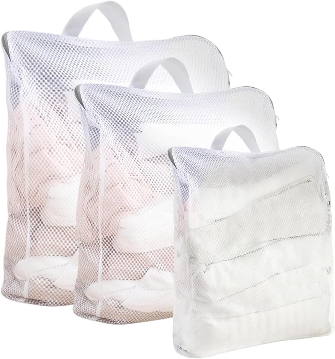 Grote waszak voor delicate kleding, ideaal voor het beschermen van wasgoed en voorkomen van schade — afbeelding 1