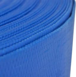 Brandslang - Waterslang 50 Meter - 1 Inch (25 mm) - Blauw - Platte Afvoerslang voor Waterpomp - Versterkt Polyester & PVC - 3 Bar Werkdruk — thumbnail 5