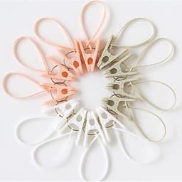 Dailygoods - Dailygoody - Handdoeken en ondergoed clips - Multifunctionele wasknijpers - 24 stuks - Winddichte klemmen - Perfect voor balkon en slaapzaal — thumbnail 4
