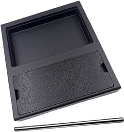 Compacte lekbak - Afvalbak koffie - Koffiezetapparaat onderhoud - Uitgebreid afvoersysteem - 24 x 21 x 4 cm - Zwart — thumbnail 5