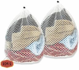 Set van 2 Wasnetten voor Wasmachine, Waszakken 40 x 50 cm, Klein, Herbruikbaar, Bescherming tegen Vervorming en Vouwen van Kleding, Ideaal voor Delicate Was — thumbnail 1
