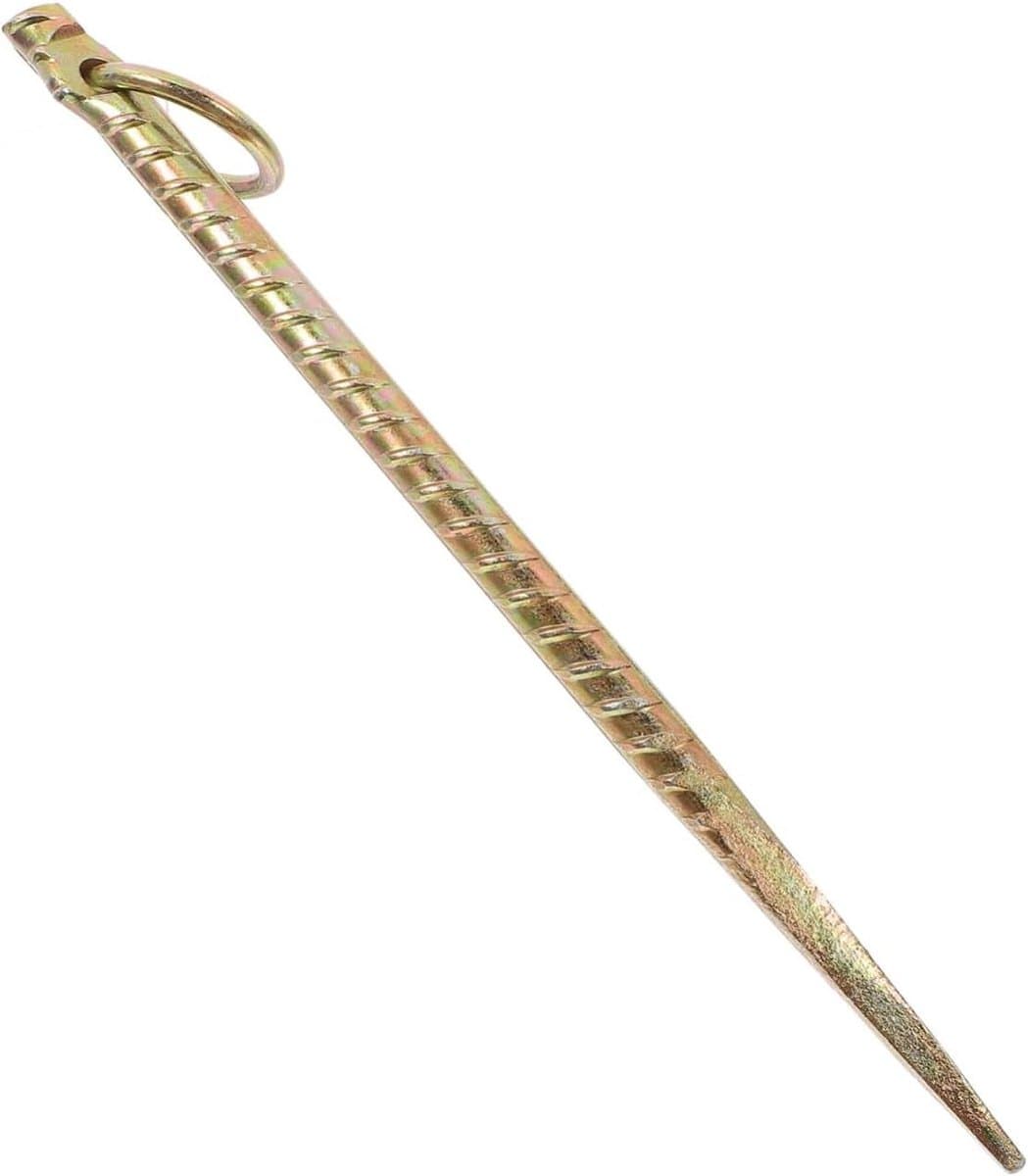 Grondanker Vee - Grondstake Huisdier - Veilig Vastzetten - Duurzaam IJzer - 29 cm Lengte - Goud — afbeelding 1