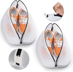 Wasnet voor Schoenen, Set van 2 Stuks, Waszak met Rits voor Sneakers en Sokken (38 x 21 x 23 cm), Ideaal voor Wassen en Bescherming — thumbnail 1