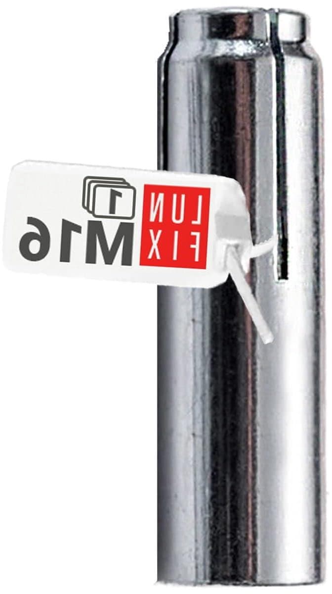 Inslagganker M16 - Stalen plug verzinkt - Zware belasting bevestigen - Corrosiebestendig staal - M16 x 65 mm - Zilver — afbeelding 1