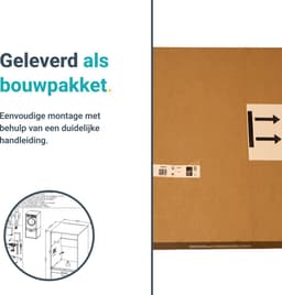 Washcab® Wasmachine Kast - Wasmachine Verhoger - Wasmachine Ombouw - Wit - Solo Set 1 — thumbnail 3