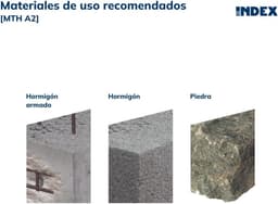 Hoge-lastankers - Keilankers - Zware bevestiging - Roestvrij staal A2 - M10 x 70 mm - Grijs — thumbnail 5