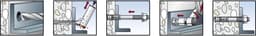 Keilbouten met schijf - Betonankers - Staalconstructies bevestigen - Europees technisch goedgekeurd - 16/200/320 mm - Verzinkt blauw — thumbnail 3