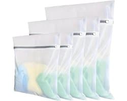 Set van 5 Wasnetten, Herbruikbare Waszak voor Reizen, Ideaal voor Blouses, Bh's, Ondergoed en Sokken, Transparante Organiser voor Kleding en Accessoires