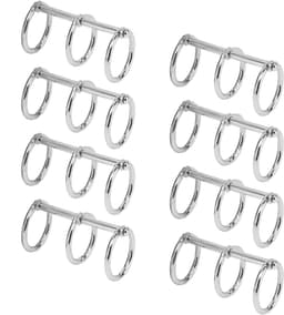 Dailygoods- Inbindringen Gegalvaniseerd Metaal - Herbruikbare Notebookringen - 3 Gaten - Losbladige Binding - Robuust Ontwerp - Superieure Functionaliteit - Notitieboekringen — thumbnail 2