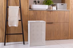 Curver Kaya Wasmand met deksel - 60L - 3 stuks - 38x29x58,5 cm - Wit — thumbnail 5