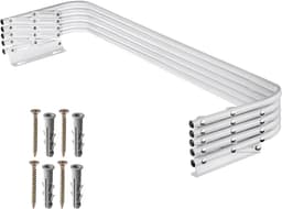 AHD® Wanddroogrek - Wanddroogrek Inklapbaar - Droogrek Muur - Wanddroogmolen - Wit - 45cm x 80cm x 18cm — thumbnail 3
