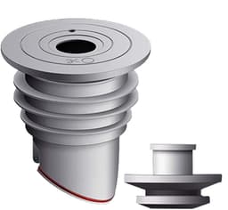 Afvoerslang Afdichting - Rioolafdichting Ring - Geur Vrij Houden - Verdikt Lipontwerp - 14.9 Centimeter Buitendiameter - Grijs — thumbnail 1