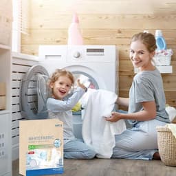 Textielverf Vellen - Wasmachine Kleur - Kleding Opfrissen - Natuurlijke Kleurbescherming - 10 Vellen - Wit — thumbnail 2