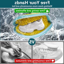 Set van 2 Waszakken voor Schoenen, Herbruikbare Waskruiden, Ideaal voor de Wasmachine en Reizen, Schoenorganizer en Bescherming — thumbnail 2