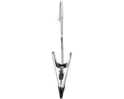 Wasknijpers Clips - Kledinghangers Haken - Kleding Drogen - Roestvrijstalen Constructie - 20 stuks - Zwart