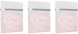 Dailygoods- Waszakken - 3-pack honingraat mesh - Ergonomisch ritssluiting - Voor delicate kleding - Lichtgewicht en compact - Milieuvriendelijk alternatief (30x23cm) - Wasnetjes — thumbnail 1