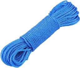 Kledinglijn Touw - Kampeerkoord Breikous - Buiten Droge Kleding - Duurzaam Nylon Materiaal - 20 Meter Lengte - Felle Kleur — thumbnail 1