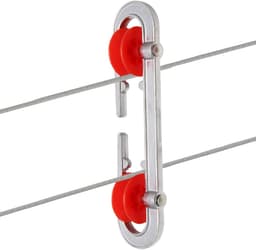Waslijnspreider - Waslijnverdeler spanner - Wassen en drogen - Ontwarren en aanspannen - 18.5 cm - Aluminium — thumbnail 5