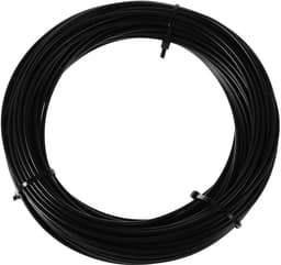 Intrekbare Waslijn - Roestvrij Staal Kabel - Buiten Droge Kleding - Roestbestendig PVC Coating - 25 Meter - Zwart — thumbnail 1