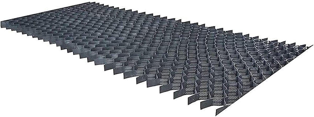Grondstabilisatie Grid - Wegversteviging Grondanker - Oprit Aanleggen - Hoge Draagkracht - 2x6m - Zwart — afbeelding 1