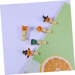 Houten Wasknijpers - Mini Clips - Foto's Ophangen - Natuurlijk Hout - 20 Stuks - Gekleurd — thumbnail 5