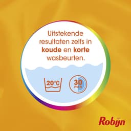 Robijn Klein & Krachtig Classics Vloeibaar Wasmiddel - Color - met Care Serum - 2 x 34 wasbeurten - Voordeelverpakking — thumbnail 4