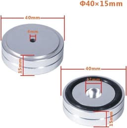 Set van 4 Geluidsisolerende Trillingdempers voor Audioapparatuur en Subwoofers — thumbnail 3