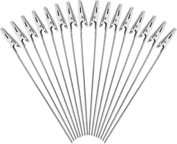 50 Stuks Metalen Draad Krokodil Clips voor Notities en Foto's - DIY Bruiloft en Verjaardagsdecoratie — thumbnail 1