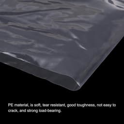 30 PCs Duidelijke Vlakke Open Plastic Poly Zakken 6x24 Inch 1.6 Mil Verpakkende Zakken voor Voedsel, Huis, Collectibles Opslag, Bewijzen Brood, Deeg — thumbnail 2