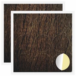 vidaXL - Zelfklevende - schroefcover - 2 - st - Bruin - Eiken - Ø - 20 - x - 0,5 - mm — thumbnail 1