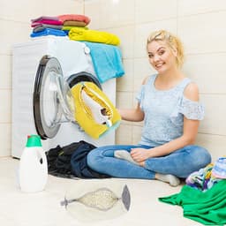 Famanu – 2 stuks schoenwaszakken - herbruikbaar en duurzaam - waszak voor schoenen - waszak voor schoenen met ritssluiting om de schoenen te beschermen (wit) - Wit — thumbnail 2