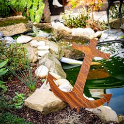 Roestvrijstalen Anker Tuinsteker - Decoratie voor Tuin en Vijver — thumbnail 3