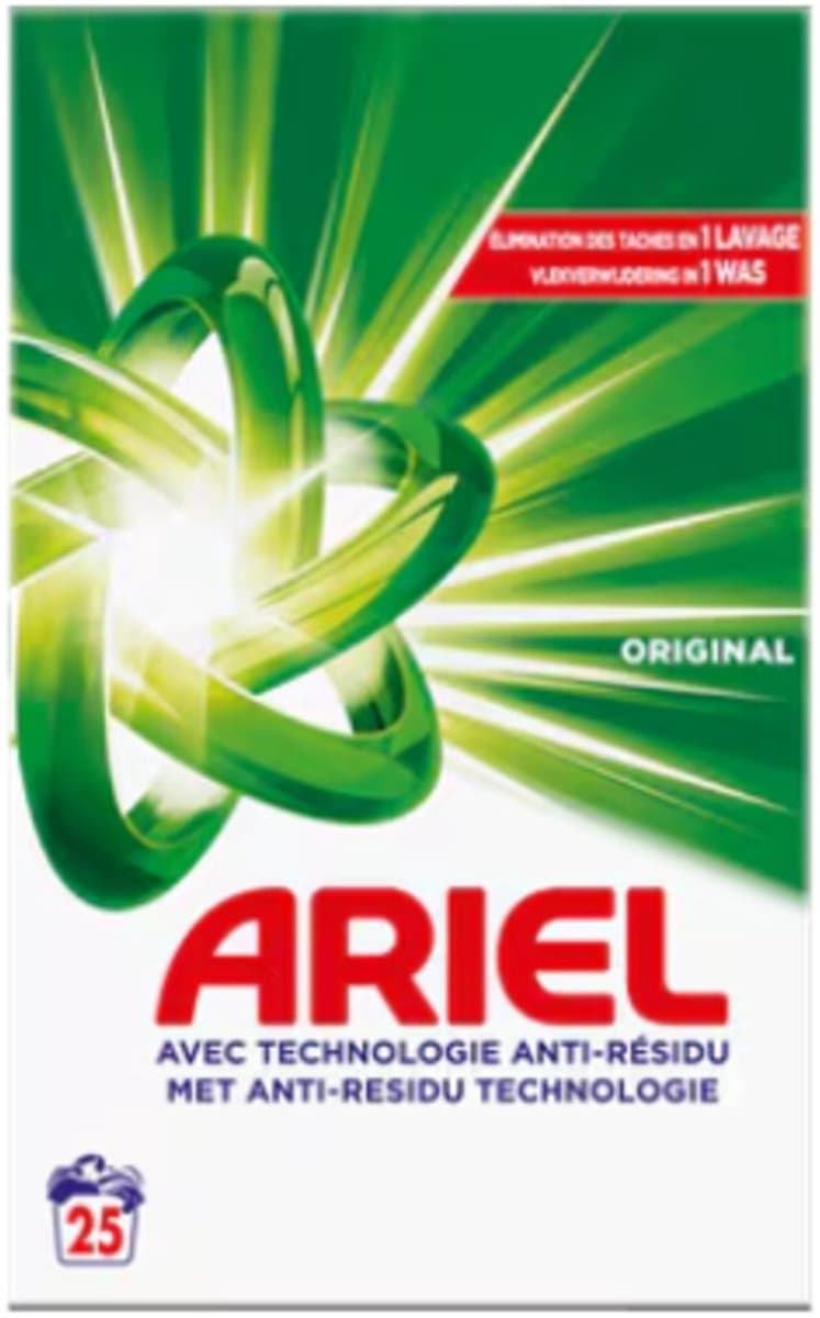 Ariel Waspoeder Original - 6 x 25 wasbeurten - Voordeelverpakking — afbeelding 1
